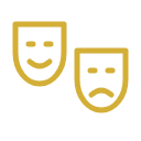 Theatre masks icon