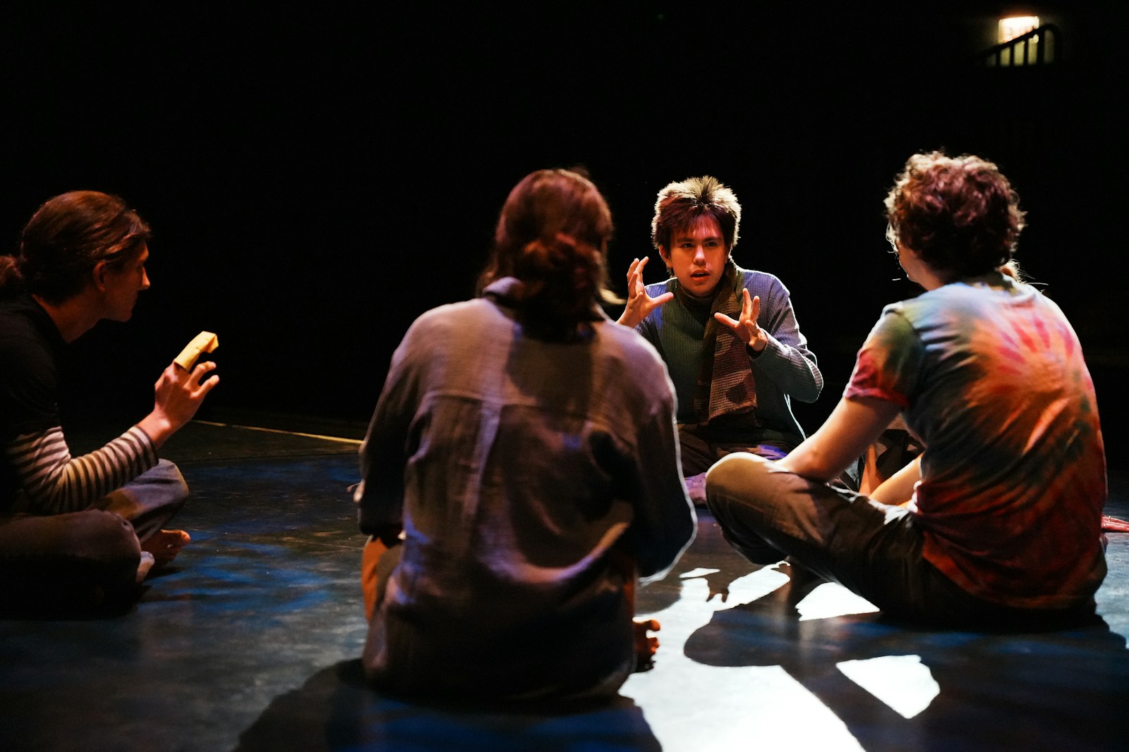 Workshop group sitting in a circle